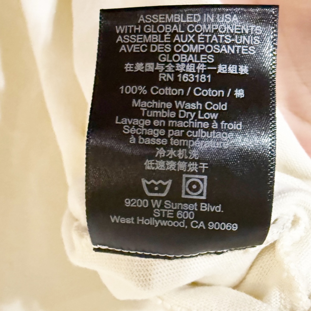 NWT RHUDE Premier Crew Tee in Vintage White Chateau Rhude Men’s T-Shirt M - Picture 12 of 14